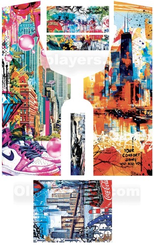 Stickers usa art borne - stickers,