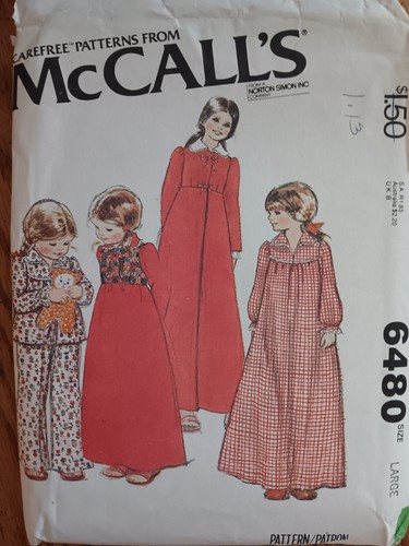 Vintage 1970s mccall 6480 - vintage, mccall's