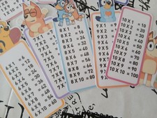 Tables de Multiplication Bluey