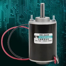 XD‑3420 30W Permanent Magnet DC Motor High Speed CW/CCW(12V 3500RPM)