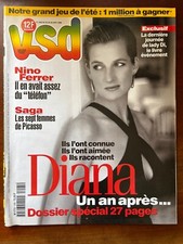VSD du 20/08/1998; Diana 1 an après, dossier 27 pages/ Nino Ferrer/ Picasso et f