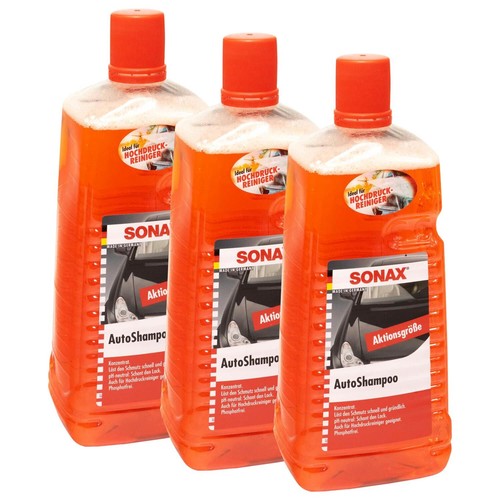 Sonax shampoo auto - sonax, 3x