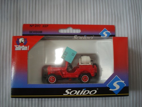 Solido pompiers 2117 jeep - pompiers, :