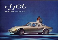 Catalogue brochure Matra Djet 5 / 5S 1965 France