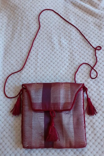 Sac pochette rouge - , à