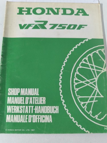 Manuel atelier moto honda - manuel, d'atelier