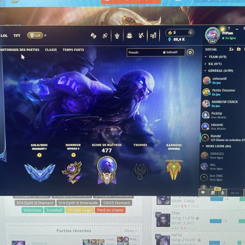 Compte league legend - of, 57