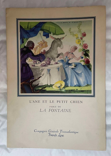 Vieux papier menu - papier, cie