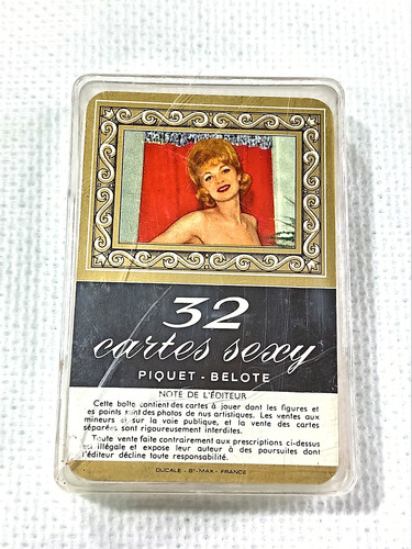 Ancien jeu cartes - jeu, de