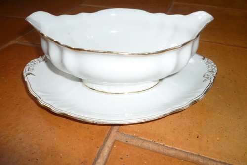 Superbe saucière porcelaine