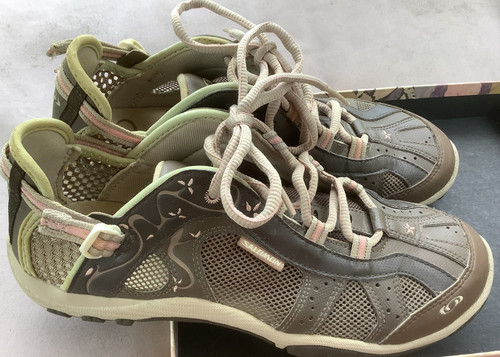 Salomon contagrip beige shoes - contagrip,
