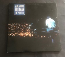JEAN JACQUES GOLDMAN - EN PUBLIC - 2 LP 33 T & poster