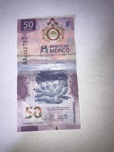 Billete banco mexico - billete,