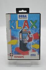 Jeu Game Klax Bornes arcade console Master system PAL SEGA boite FR