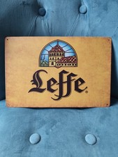 Plaque métal bière Leffe