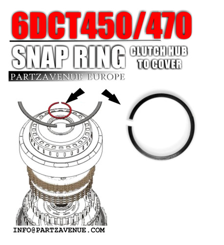 6dct450 470 moyeu embrayage - 470,