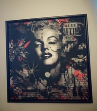 Tableau Création Unique Californication Marylin Monroe 