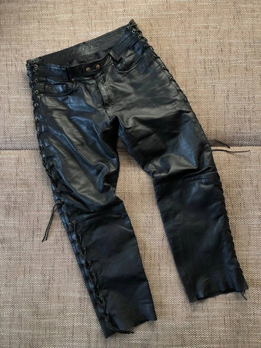 Nouveau pantalon cuir de - en,