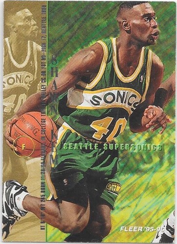 Carte fleer 1995 shawn - carte,