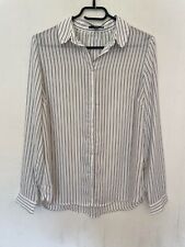 chemise rayée blanche et noire kiabi taille 36