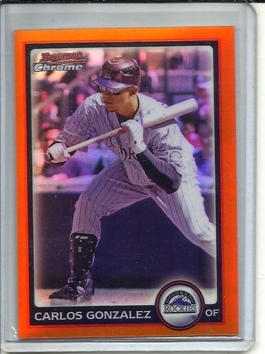 Carlos gonzalez 2010 bowman - 2010,
