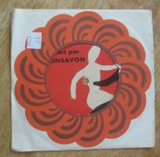 EP 45 TOURS PUBLICITAIRE MONSAVON TOM PILLIBI PIERRE COUR ANDRE POPP