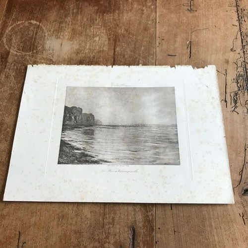 Gravure n684 claude monet - n684, la