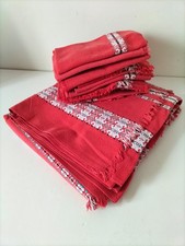 Nappe et 12 serviettes style