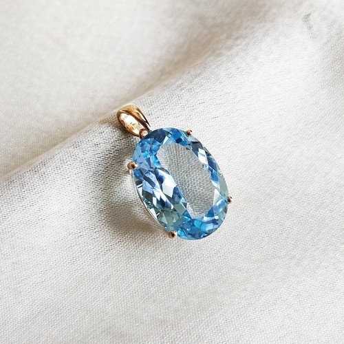 Pendentif topaze bleu - , ciel