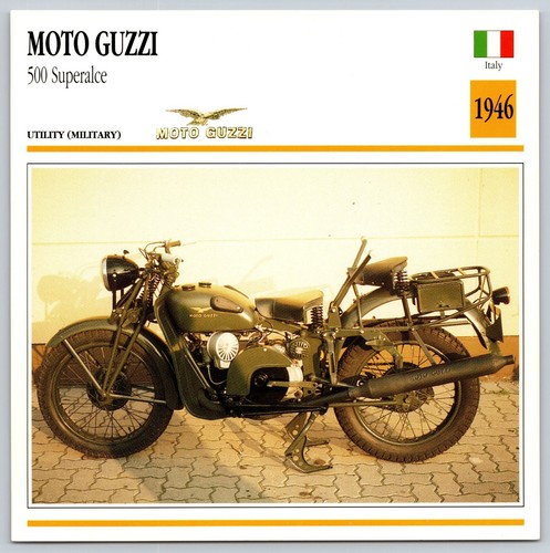 Moto guzzi 500 - guzzi, superalce