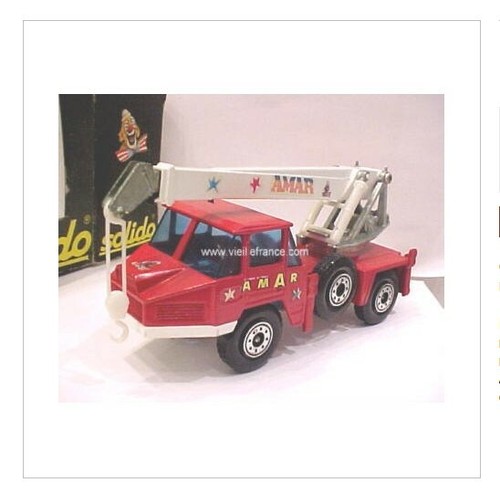 Solido camion grue - camion, routiere