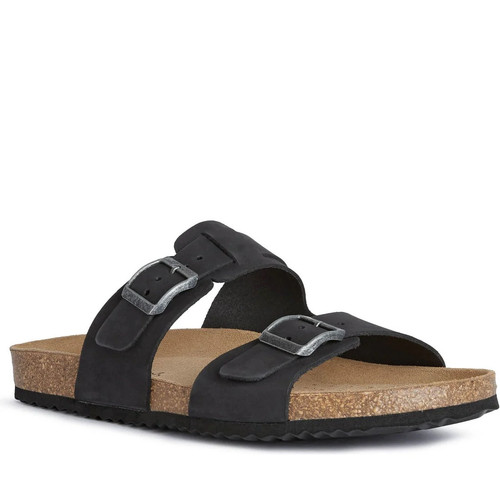 Geox slippers black - geox,