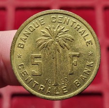 #111-7 ~ BELGIQUE - CONGO BELGE - 5 Francs 1952 - Qualité
