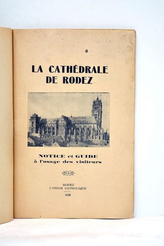 Livre ancien cathedrale - ancien, de