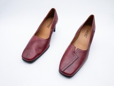 Joe Sanchez Escarpins Femmes Talon Schuh Élégant Cuir Rouge Gr. 40 Eu Art.