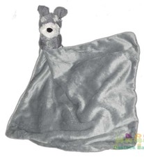 Doudou chien gris argent