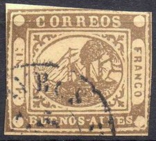 ARGENTINE ! Timbre ancien de