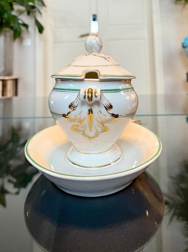 Saucière porcelaine vieux - en,