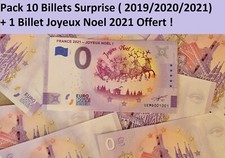 10 x  Billets Euros Souvenir