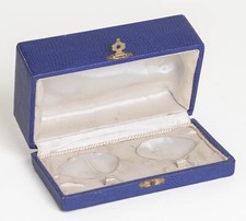 COFFRET ÉCRIN ANCIEN POUR ARGENTERIE SALERONS