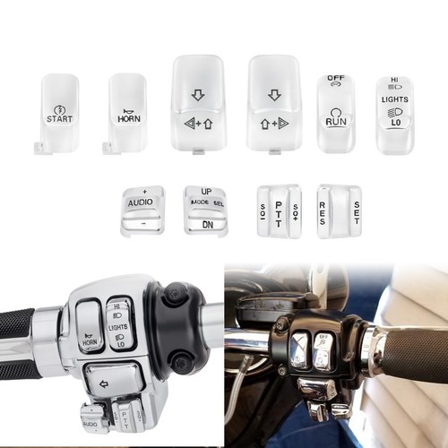 Chrome 10pcs commutateur - chrome,