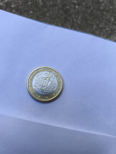 Pièce monnaie euro san - monnaie, 1