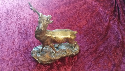 Bronze signé ancien - , t