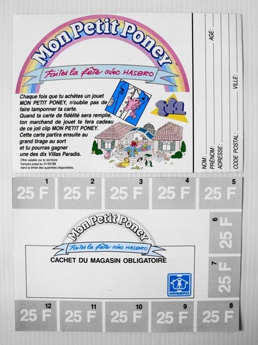 Bon jeu concours 1988 hasbro - bon,