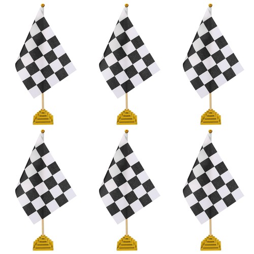Drapeau damier noir - et, 6