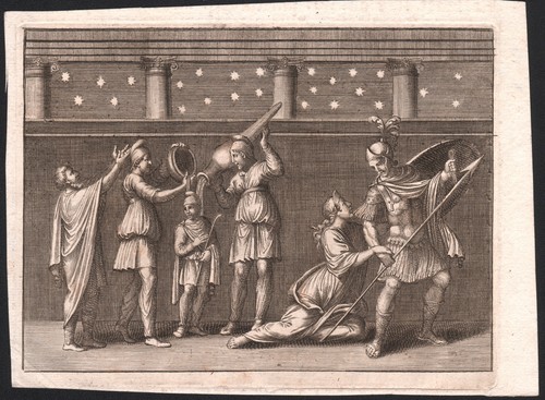 1742 rare gravure - 1742, virgile