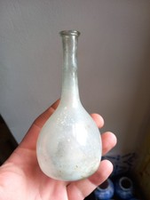 V29 Bouteille Fiole Verre Ancien XVIII Verrerie Sud-Ouest