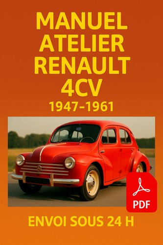 Manuel atelier renault - renault, 4cv