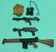 Lot Arme pistolet  Jumelles- Action Joe man  -  Hasbro accessoire 