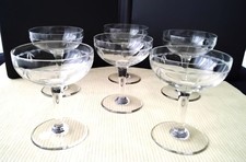 6 Coupes à champagne Vintage